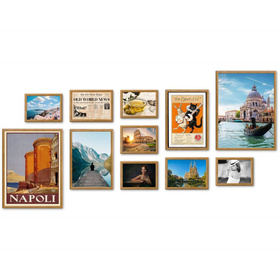 Zestaw brązowych ramek na 11 zdjęć PRESTO 3 GF0005