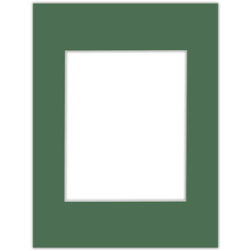 Passe partout 60x80 (40x50) ZIELONE MALACHITE - LUCA Q5506