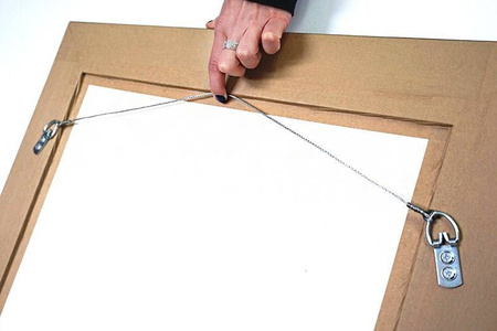 Zestaw ultraciężkich wieszaków na 2 otwory + dedykowane wkręty