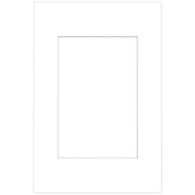 Passe partout 30x45 (20x30) BIAŁY SUPER WHITE LUCA Q5101