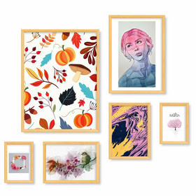 Zestaw naturanych ramek na 6 zdjęć PRESTO 0 GF0010