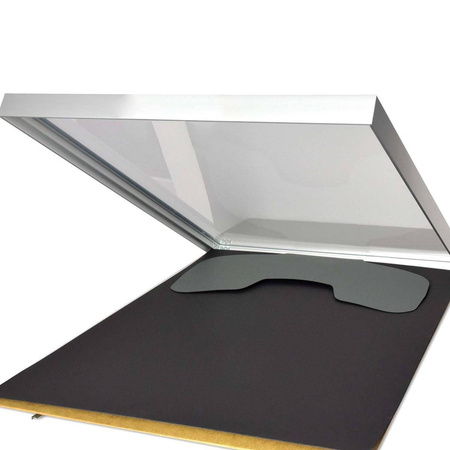 Frame Box II BLACK 60x80 cm aluminiowa ramka do oprawy koszulek sportowych