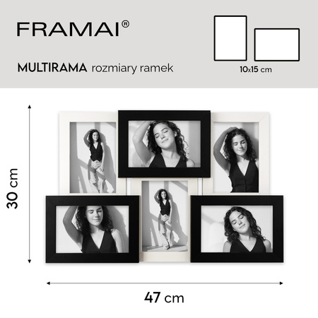 Multirama na 6 zdjęć MULTI HEN 1 2 ramka na zdjęcia