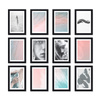 Zestaw czarnych ramek na 12 zdjęć PINIA 2 GF0026