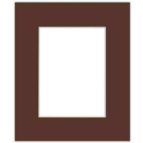 Passe partout 50x60 (30x40) BRĄZOWE CHOCOLATE - LUCA Q5603