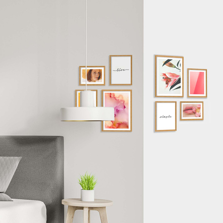 Zestaw naturanych ramek na 8 zdjęć PINIA 00 GF0043