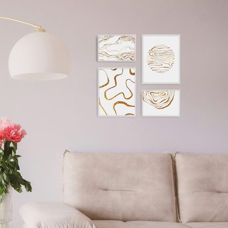 Zestaw białych ramek na 4 zdjęć PRESTO 1 GF0003