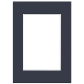 Passe partout  15x21 (10x15) GRANATOWE NAVY - LUCA Q5403