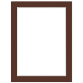 Passe partout 18x24 (15x21) BRĄZOWE CHOCOLATE - LUCA Q5603