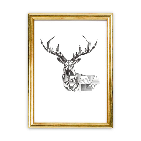 Zestaw złotych ramek na 6 zdjęć HIT 1 Z GF0010