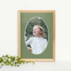 Passe partout 13x18 (10x15) OWAL ZIELONE MINT - LUCA Q5501