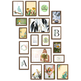 Zestaw brązowych ramek na 18 zdjęć PRESTO 4 GF0006