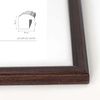 Pakiet ciemno brązowych ramek drewnianych 5 szt. DRWA 44 PAK 21x30 cm