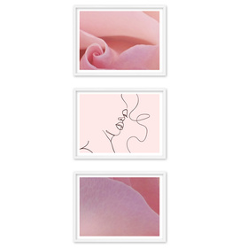 Zestaw białych ramek na 3 zdjęcia PINIA 1 GF0024