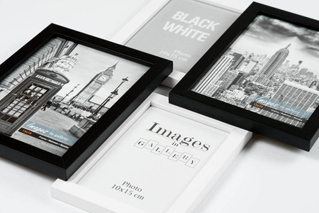 Multirama MULTI BLACK AND WHITE 42 ramka na 4 zdjęcia