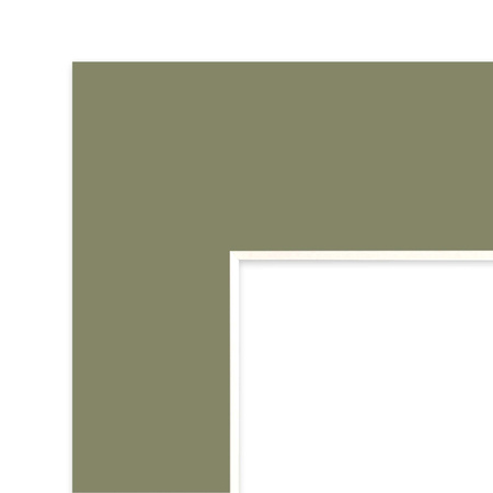 Passe partout 70x100 (60x80) ZIELONE EVERGREEN - LUCA Q5504