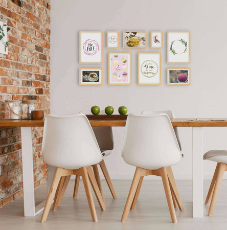 Zestaw naturanych ramek na 9 zdjęć PINIA 0 GF0004