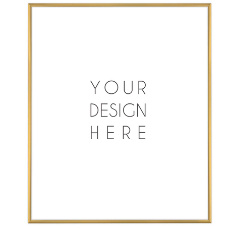 Ramka aluminiowa złota ROYALL 50x60 cm