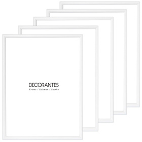 Pakiet białych ramek drewnianych 5 szt. DRWA 1 PAK 30x40 cm