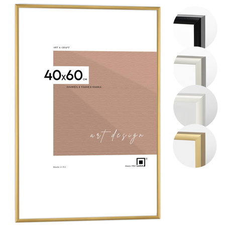 Ramka aluminiowa złota ROYALL 40x60 cm