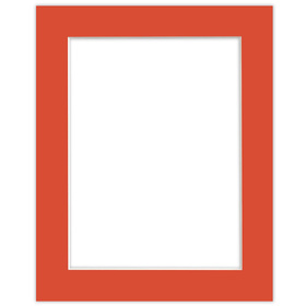 Passe partout 24x30 (18x24) CZERWONY - LIGHT RED - LUCA Q5702