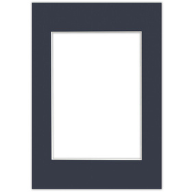 Passe partout 21x30 (15x21) GRANATOWE NAVY - LUCA Q5403