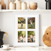 Foto Galeria 30x40 cm biała - ramka z passe partout na 4 zdjęcia 10x15 cm