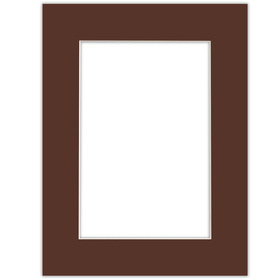 Passe partout 30x40 (21x30) BRĄZOWE CHOCOLATE - LUCA Q5603