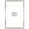 Ramka srebrna HEN PASS S z passe-partout – rozmiar 40x60 cm (okienko 30x40 cm)