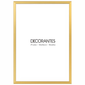 Ramka aluminiowa złota QAL 21x29,7 cm