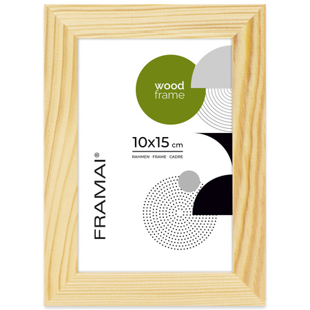 Pakiet ramek z drewna 5 szt. RAW 10x15 cm