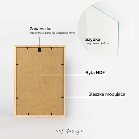 Ramka drewniana PINIA 05 21x30 cm