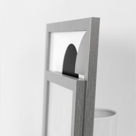 Ramka srebrna HEN S 50x70 cm