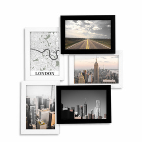 Multirama MULTI MULTI  BLACK AND WHITE 52 ramka na 5 zdjęć