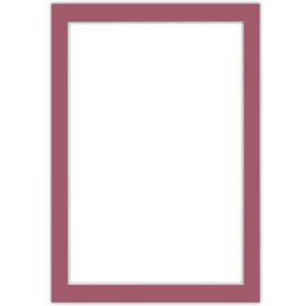 Passe partout 70x100 (60x90) CZERWONE RAPSBERRY - LUCA Q5704