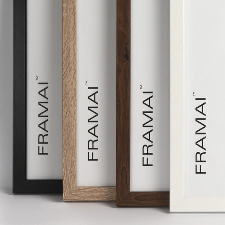 Ramka biała HEN 1 30x40 cm