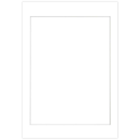 Passe partout 70x100 (60x80) - BIAŁY SUPER WHITE LUCA Q5101