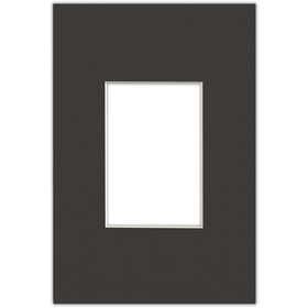 Passe partout 20x30 (10x15) CZARNE BLACK LUCA Q5801