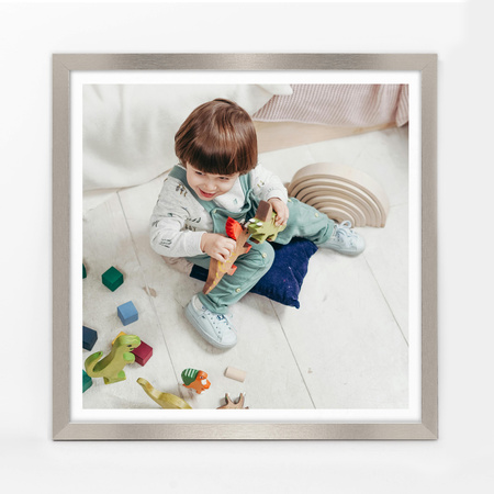 Ramka srebrna HEN S 40x40 cm