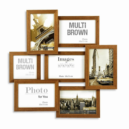 Multirama MULTI BROWN 72 ramka na 7 zdjęć