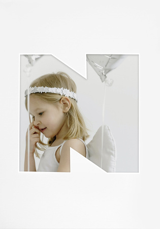 Passe Partout okienko w kształcie LITERKI "N"