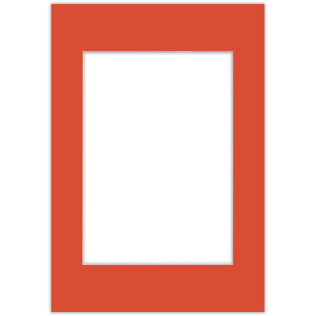 Passe partout 70x100 (50x70) CZERWONY - LIGHT RED - LUCA Q5702