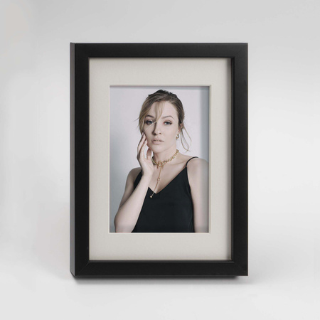 Ramka przestrzenna EFEKT 3D 2 Czarna 30x40 cm (21x30cm)