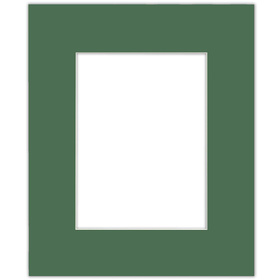 Passe partout 50x60 (30x40) ZIELONE MALACHITE - LUCA Q5506