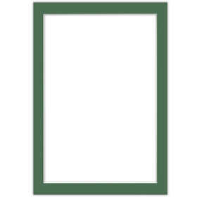 Passe partout 70x100 (60x90) ZIELONE MALACHITE - LUCA Q5506