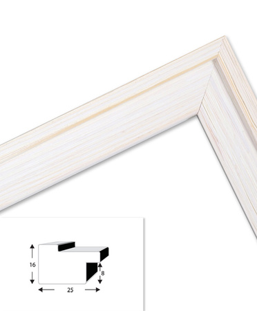 Ramka drewniana DRL M 1S 50x60 cm