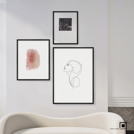 Pakiet 2 szt. czarnych ramek FDM 2 50x70 cm