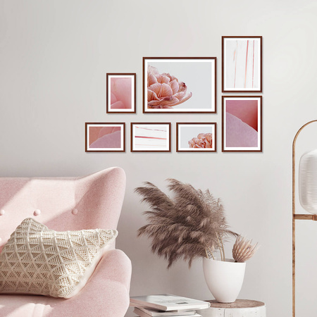 Zestaw brązowych ramek na 7 zdjęć PINIA 3 GF0022