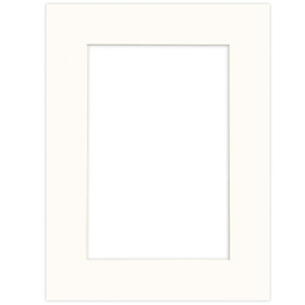 Passe partout 30x40 (21x30) BIAŁY CHALK LUCA Q5103