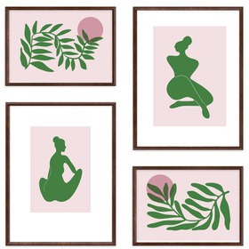 Zestaw brązowych ramek na 4 zdjęć HIT 4 GF0003